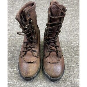 AdTec Childrens Girls Chestnut Packer Boot Tumble Leather Chore Sz 2 M